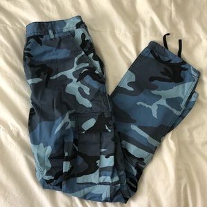 Blue Camo Pants